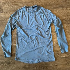 Nike Long Sleeve Activewear Blue Shirt Large